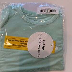 Little Sleepies Pastel Green Two-Piece Short Sleeves & Shorts Pajama Set 12-18m